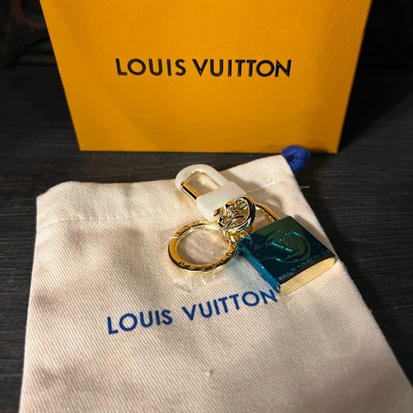 Louis Vuitton Accessories - Louis Vuitton Gold Padlock Bag Charm includes dust bag and box